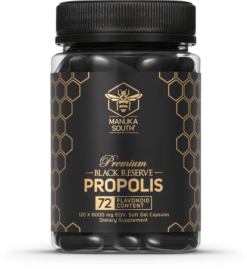 Manuka South Black Res. Propolis Caps 120x6000mg