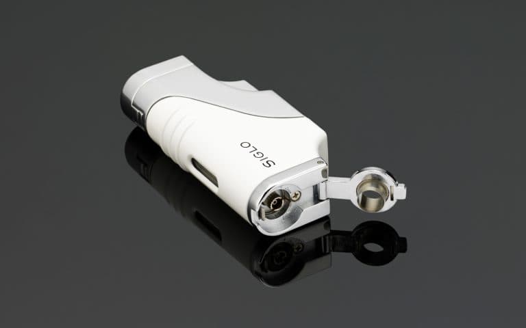 Siglo Triple Flame Lighter - White
